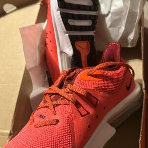 Mens Nike Air Sequent 3 Team Red/Crimson-Size 7